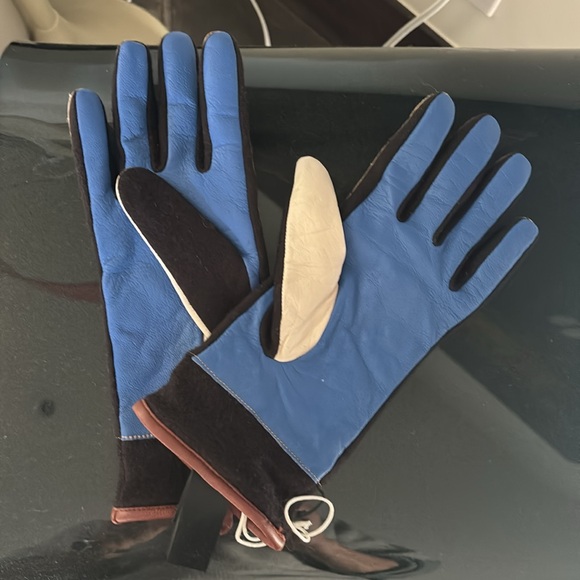 COS leather gloves, cashmere lined ,NWOT - Picture 4 of 4